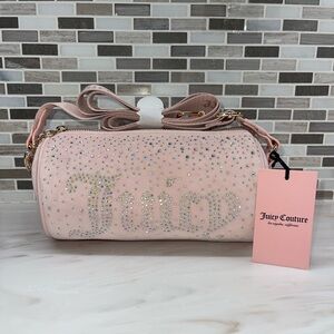 NWT Juicy Couture Let It Shine Roll Bag PINK CLAY